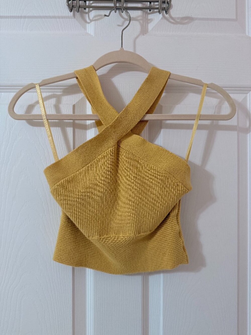 Cropped Crossed Halter